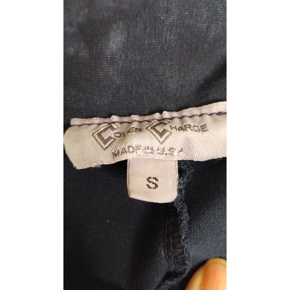 Cover Charge Shrug Sweater Vintage Western Boho Blue Stonewashed Fringe S - Picture 8 of 10